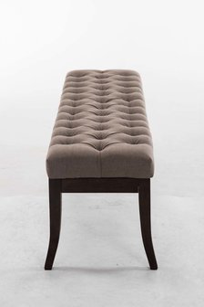 Bank Remsas stof Taupe,150 cm