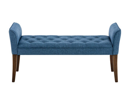 Chaise longue Claapotre, stof Blauw,antik-dunkel