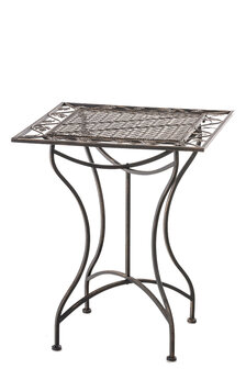 IJzeren tafel Iseni 60 x 60 cm bronze, 