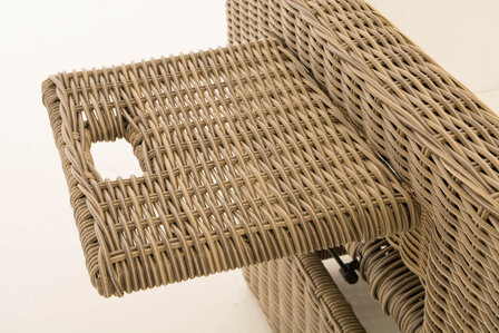 Wicker Loungebank Incini 5mm natura,gebroken wit, 