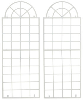 Set van 2 Vavi trellis wit, Wit