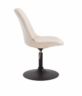 4-delige set eetkamerstoelen Miverack B kunstleer, Creme