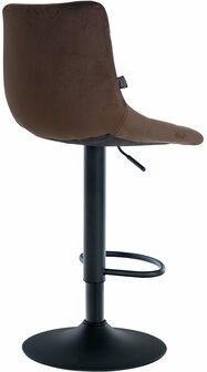 Barstoel Bermuda Zwart, Bruin