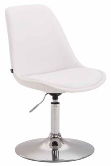 4-delige set eetkamerstoelen Miverack C kunstleer, Wit