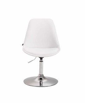 4-delige set eetkamerstoelen Miverack C kunstleer, Wit