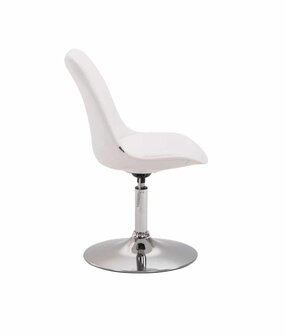 4-delige set eetkamerstoelen Miverack C kunstleer, Wit