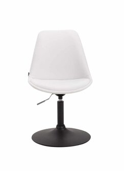 4-delige set eetkamerstoelen Miverack B kunstleer, Wit