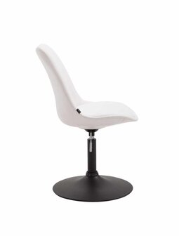 4-delige set eetkamerstoelen Miverack B kunstleer, Wit