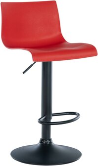 Barstoel Bronfard Kunststof, Rood