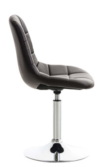 2-delige set stoelen Imel kunstleer, Bruin