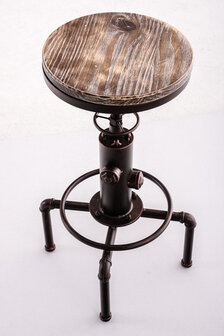 Barstoel Lomus, Hout, 