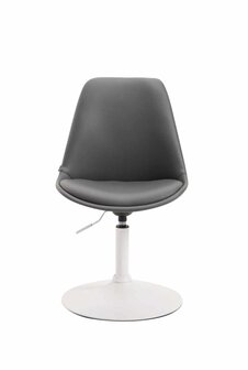 4-delige set eetkamerstoelen Miverack W kunstleer, Grijs