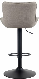 Barstoel Lunis Stof, Taupe