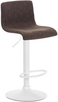 Barstoel Heovor Stof W, Bruin