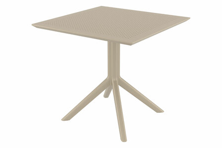 Tafel Ska 80 cm, Taupe