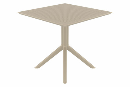 Tafel Ska 80 cm, Taupe