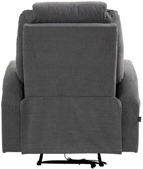 Fauteuil Hiplir met massagefunctie Stof, Grijs