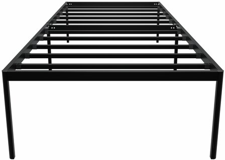 Metalen bed Himlan 200x90x41 cm, Zwart