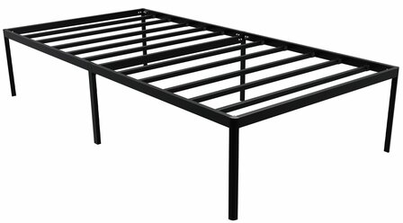 Metalen bed Himlan 200x100x41 cm, Zwart