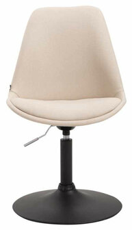 4-delige set stoelen Miverack B Stof, Creme