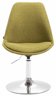 4-delige set stoelen Miverack C stof, Groen