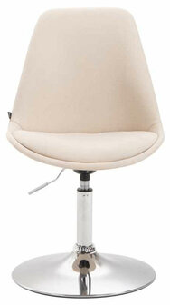 4-delige set stoelen Miverack C Stof, Creme