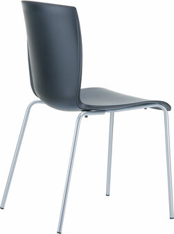 2-delige set stoelen Moi, Zwart