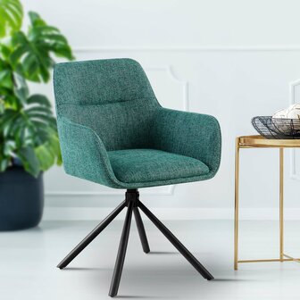 Stoel Toptin Stof, Groen