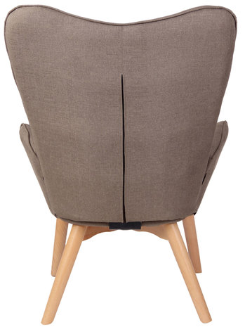 Lounger Darhum stof Taupe