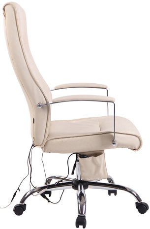 weigeren Specimen vaardigheid Partlond bureaustoel met massagefunctie Creme,Kunstleder