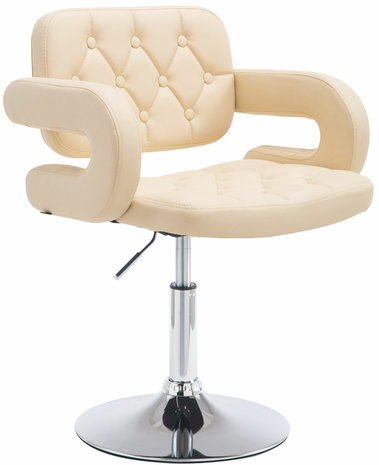 Lounger Diblun Kunstleer Creme