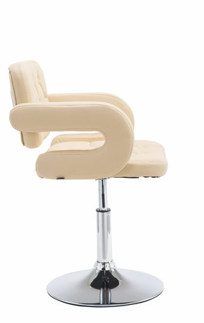 Lounger Diblun Kunstleer Creme