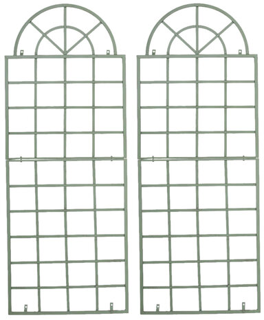 Set van 2 Vavi trellis antiek/groen, Groen