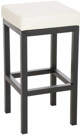 Barstoel Bermuda Rood, Creme