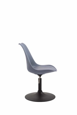 4-delige set eetkamerstoelen Miverack B kunststof, Grijs