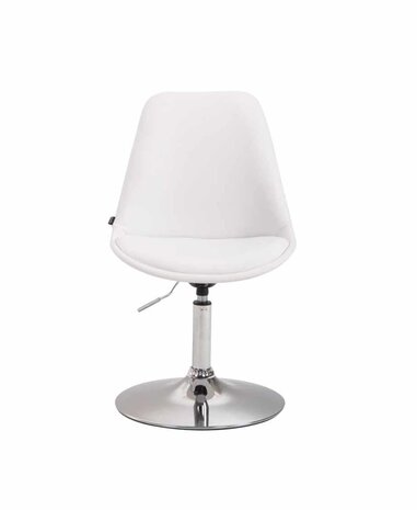 4-delige set eetkamerstoelen Miverack C kunstleer, Wit