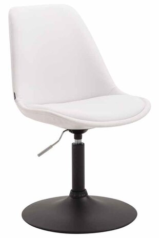 4-delige set eetkamerstoelen Miverack B kunstleer, Wit