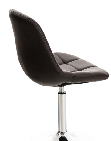 2-delige set stoelen Imel kunstleer, Bruin