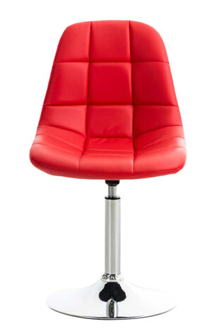 2-delige set stoelen Imel kunstleer, Rood