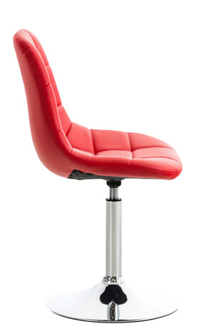 2-delige set stoelen Imel kunstleer, Rood