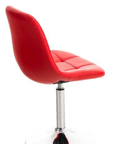 2-delige set stoelen Imel kunstleer, Rood