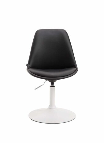 Set van 4 eetkamerstoelen Miverack W kunstleer, Zwart