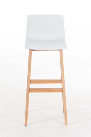 Barstoel Bermuda Rood, Wit