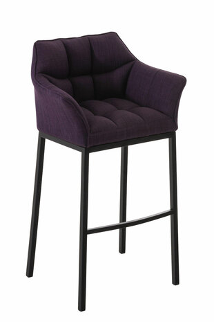 Barstoel Domasa B Stof met 4-poots frame, Paars