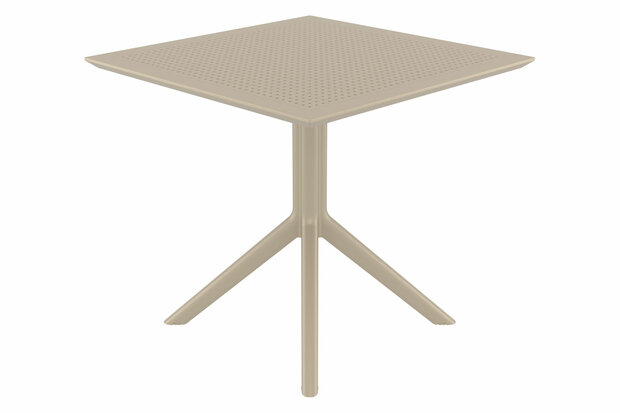 Tafel Ska 80 cm, Taupe