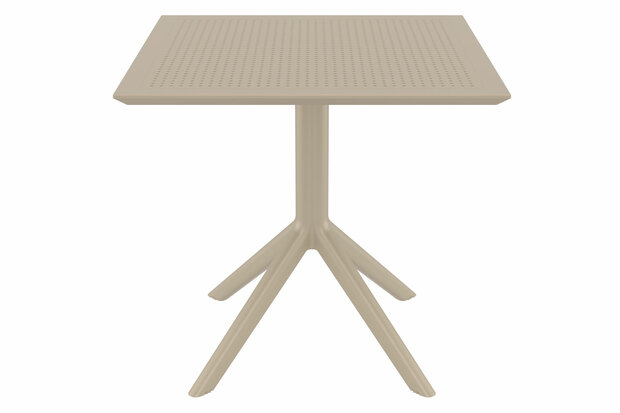 Tafel Ska 80 cm, Taupe