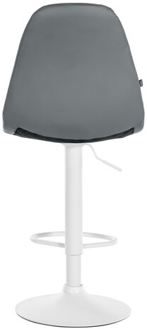 Barstoel Ilmiri Kunstleer W, Grijs