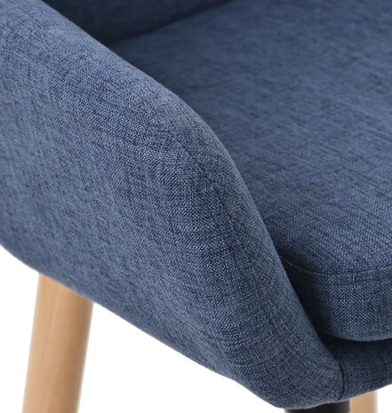 Barkruk Grint Stof, Blauw
