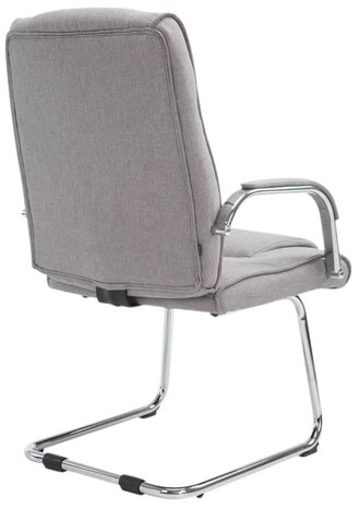 2-delige set stoelen Itteli Stof, Grijs