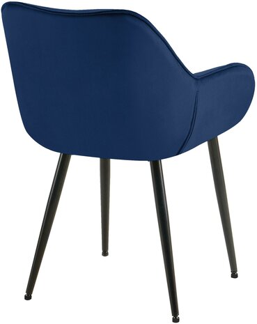 Stoel Tinni Fluweel, Blauw